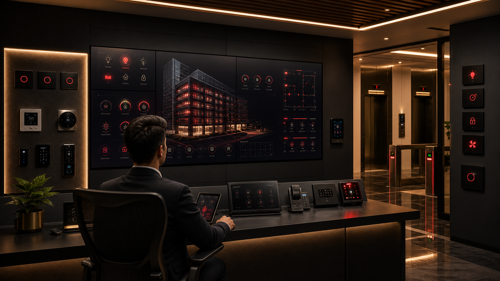 Integrated hospitality automation systems visual
