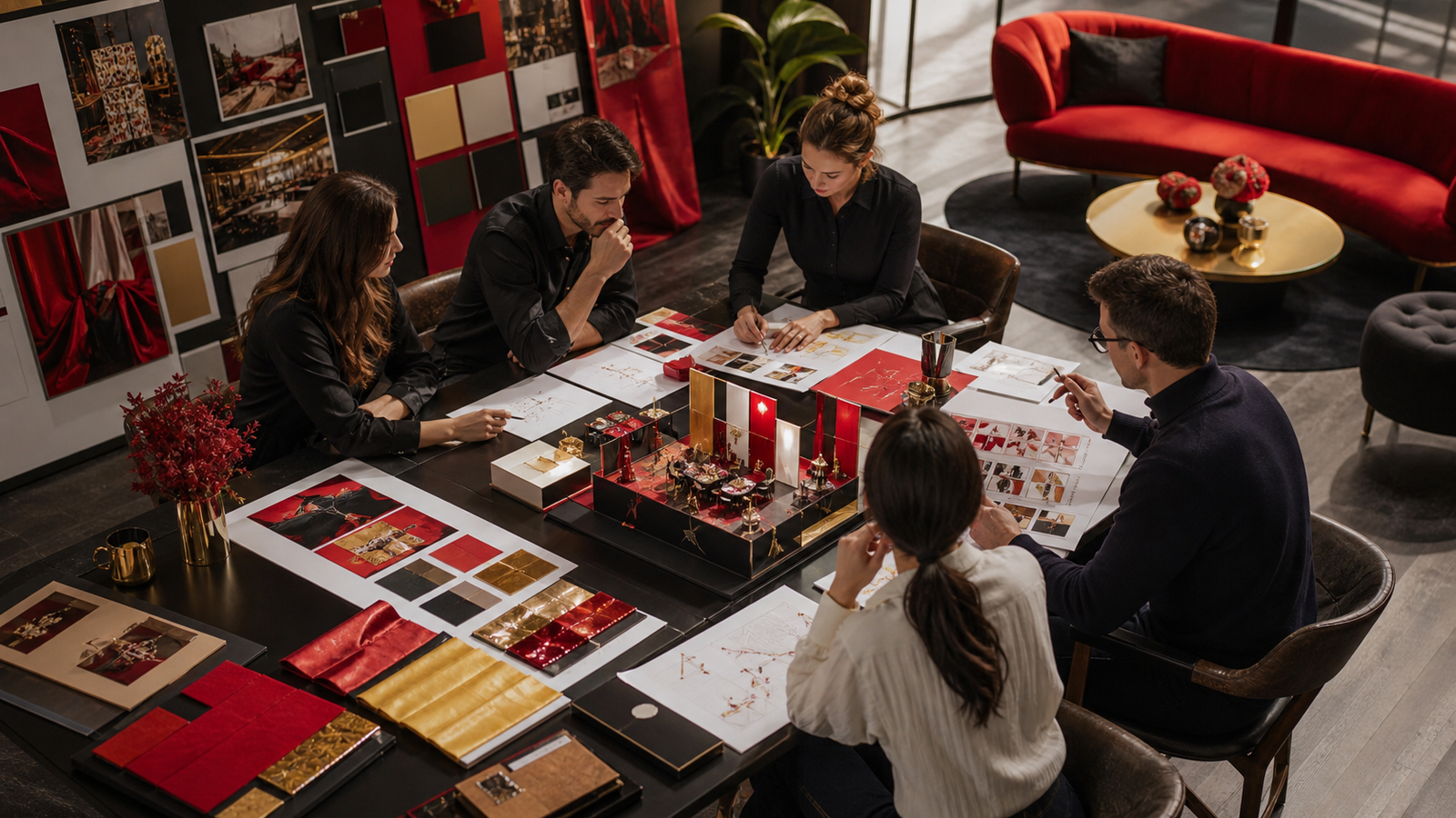 Creative campaign ideation and activation planning visual