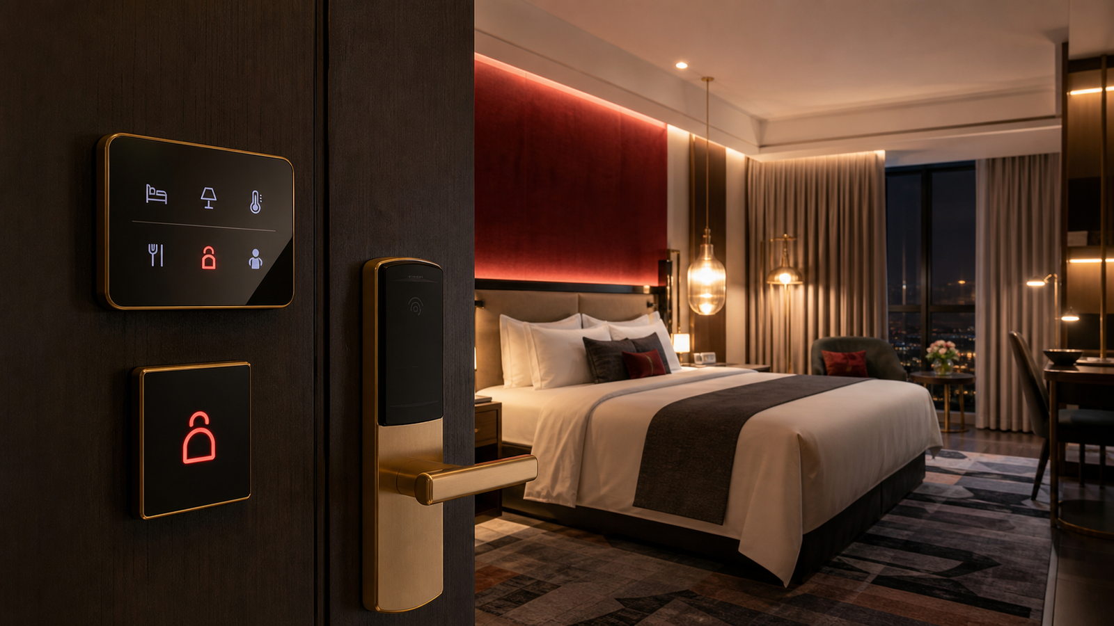 Smart hospitality automation visual