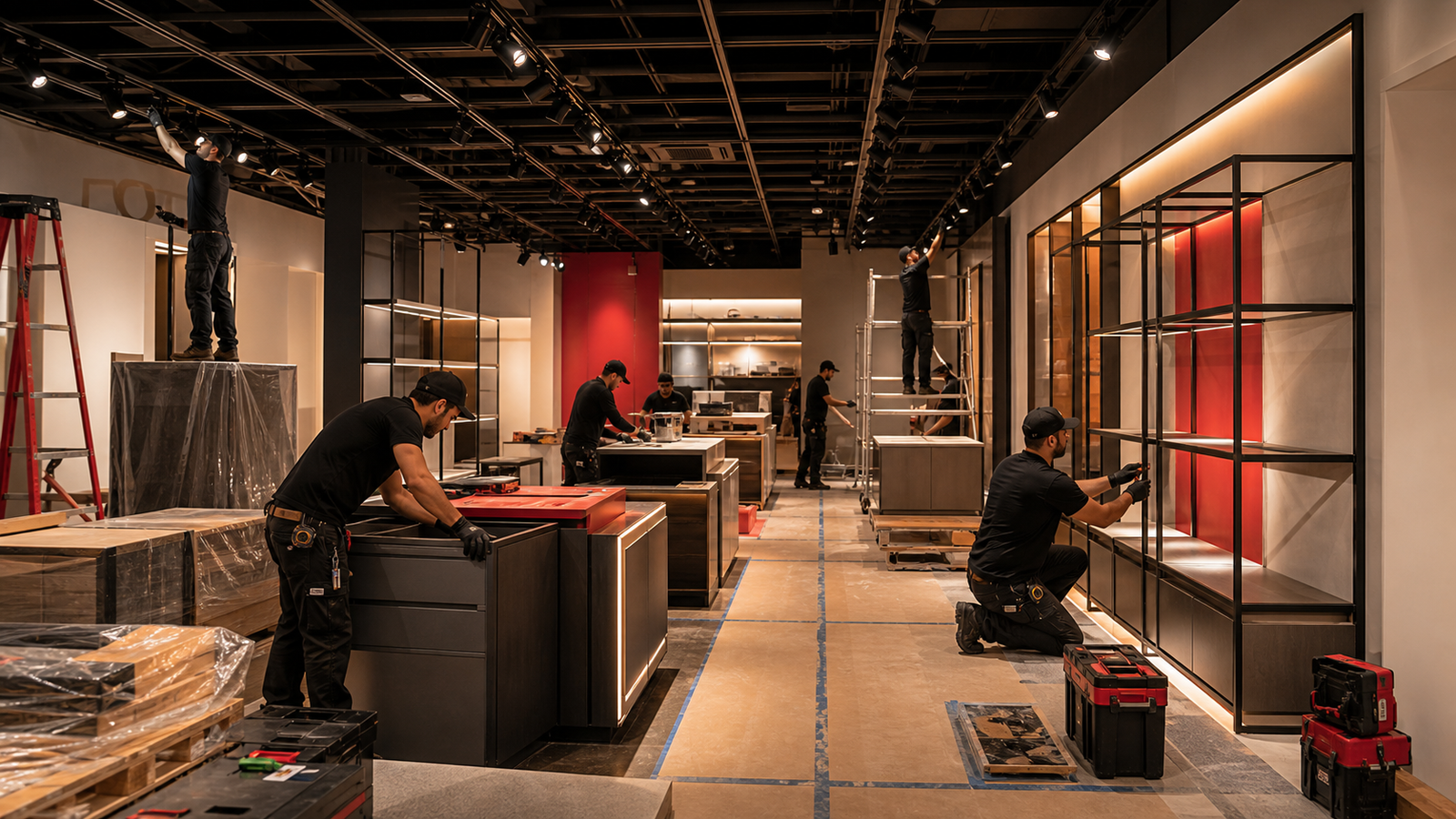 Retail refurbishment and environment enhancement visual